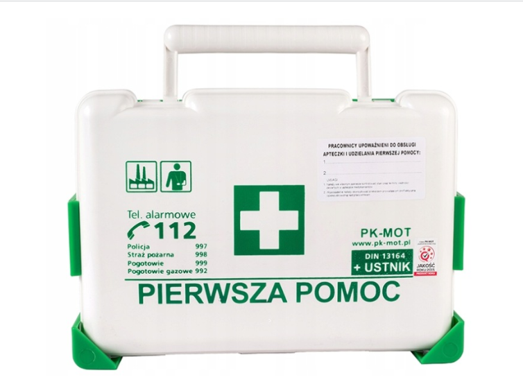 Apteczka z uchwytem montażowym